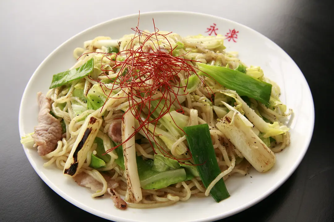 永楽の岩槻ねぎ塩焼きそば