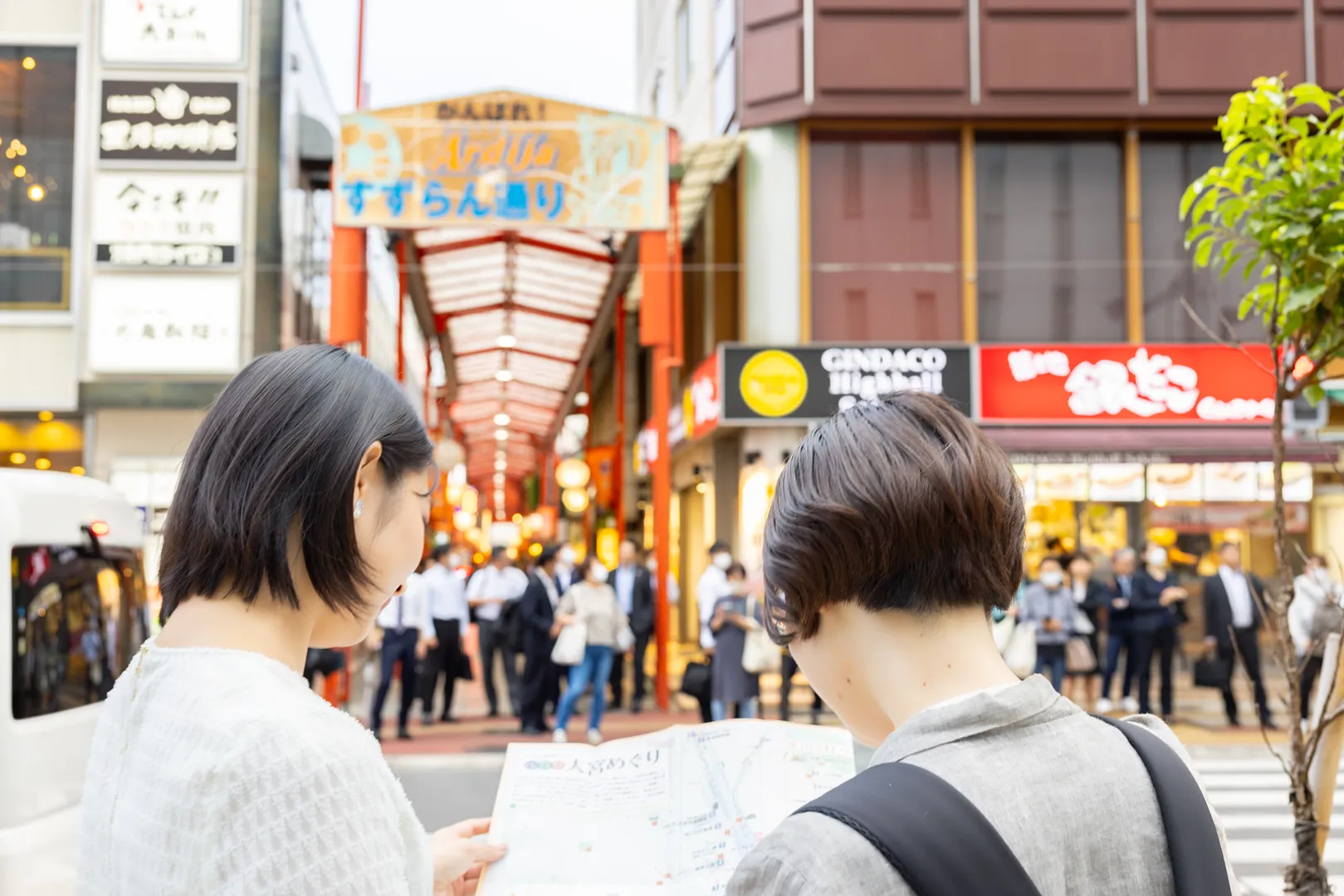 大宮駅周辺のすずらん通り