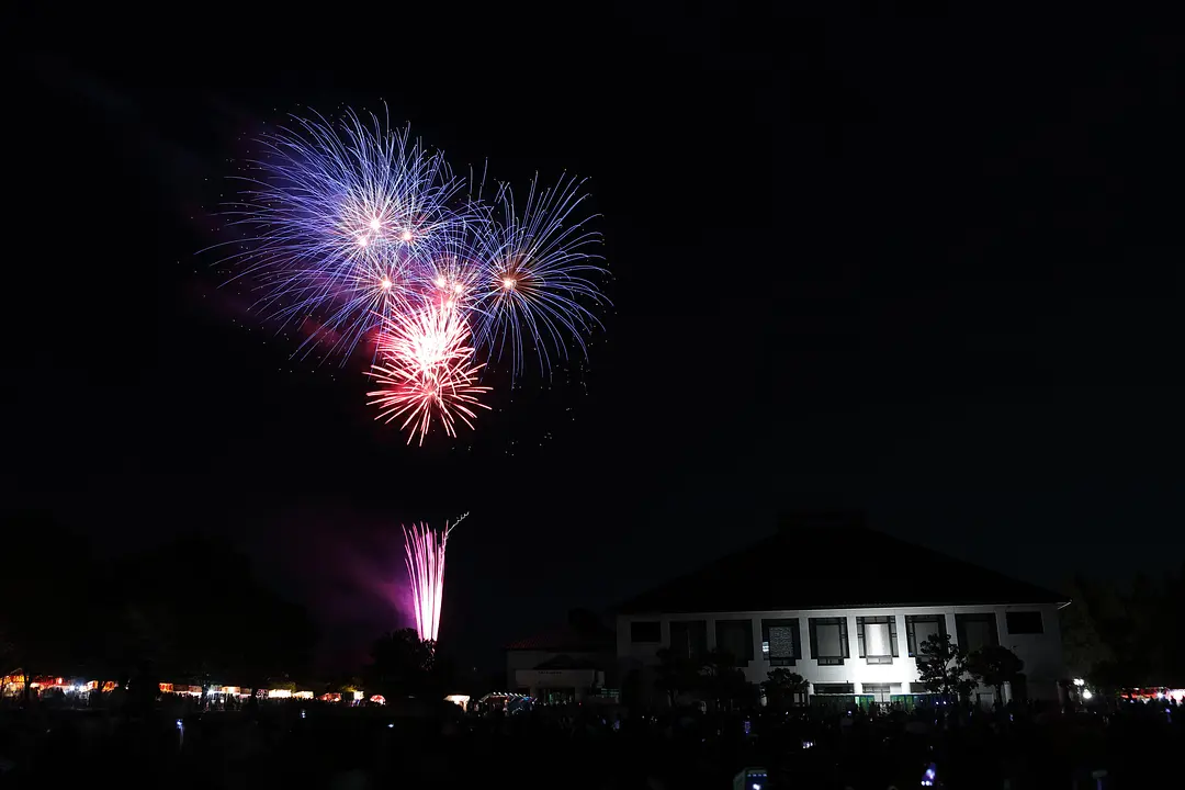 さいたま市花火大会岩槻文化公園会場1