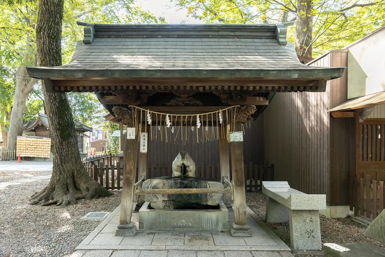 水彩画 F3 埼玉調神社 芳ばしい
