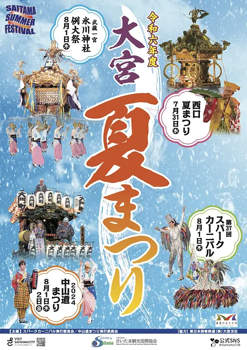 令和6年度大宮夏まつり東西ポスター