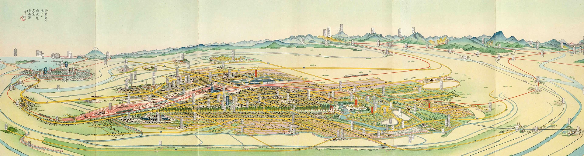 大宮鳥瞰図