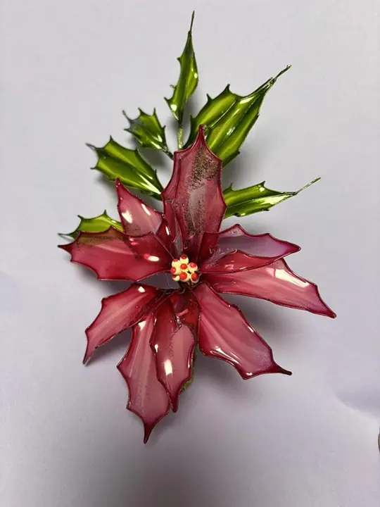 クラフトハートトーカイ（コクーンシティ店）12月ディップアートでポインセチアワークショップ