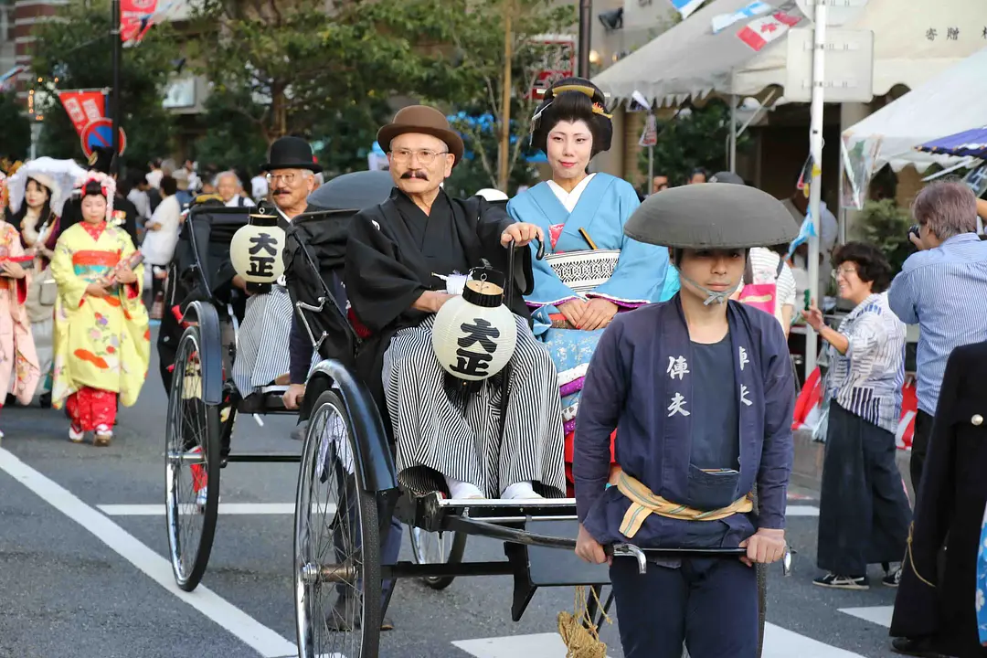過去の大正時代まつりの様子