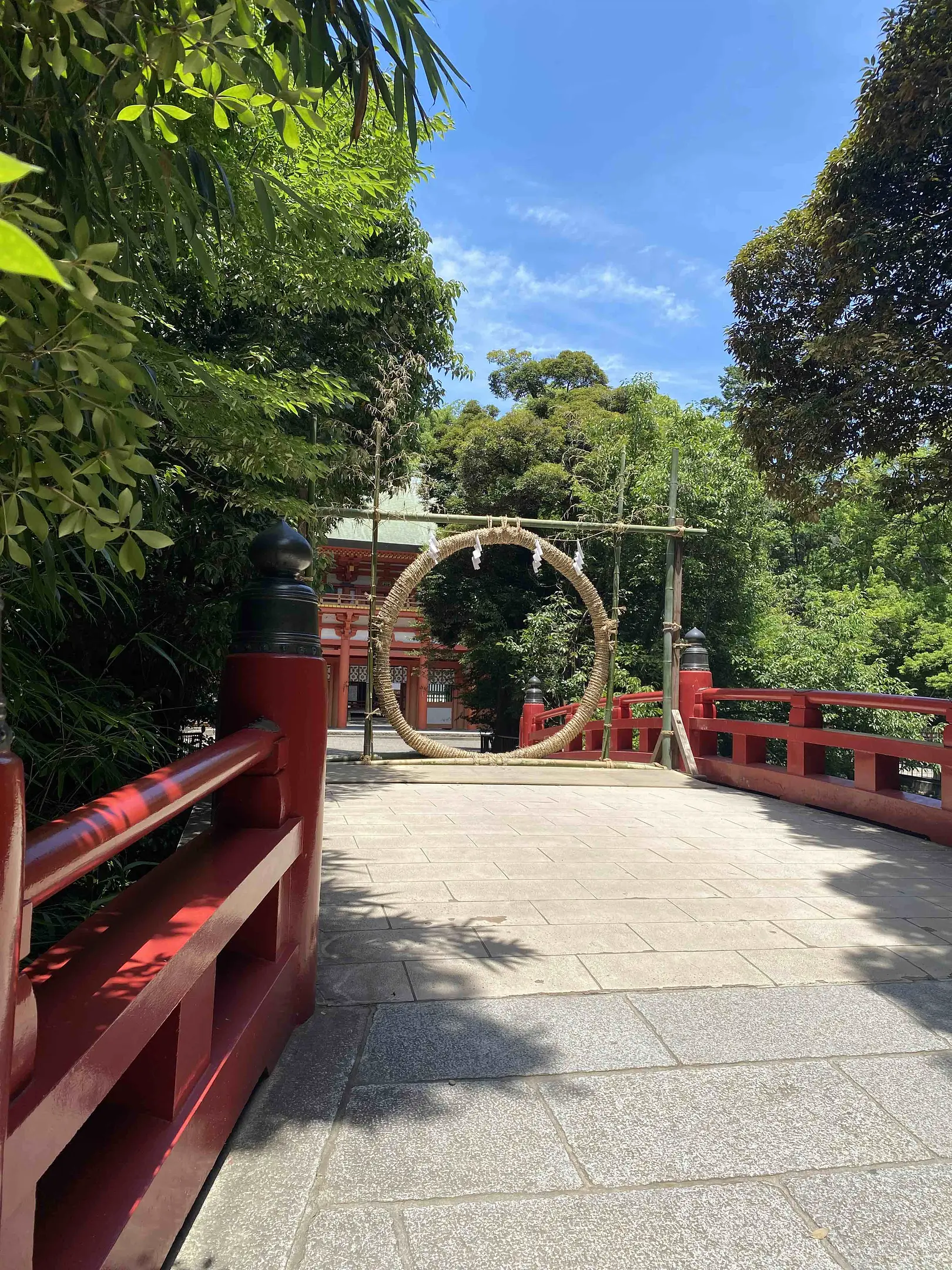 武蔵一宮氷川神社の茅の輪くぐり