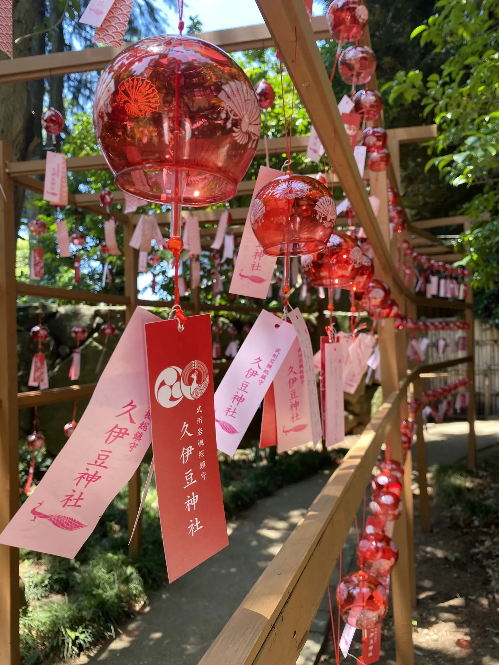 久伊豆神社の風鈴